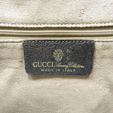 Gucci Ophidia Coated Canvas Beige Zip Top GG Web Accent Tote