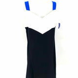 KENZO Women's Multi-Blue Sleeveless Color Block Size 44/12 Dress