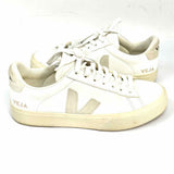 VEJA Campo Women's White Size 7 Lace-up Leather Sneakers