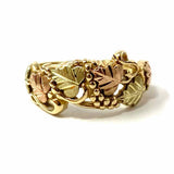 Black Hills Size 6 10K Gold Leaves Ring
