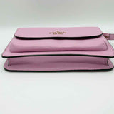 Kate Spade Leila Small Flap Pink Wallet Pebbled Leather Crossbody