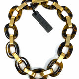 J Crew Gold Tone Chain 18.5 in embellished Necklace
