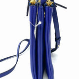 Celine 2013 Small Trio Royal Blue Pouch Leather Crossbody