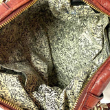 REBECCA MINKOFF Cupid Red Studded Leather Satchel