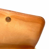Celine Vintage Coated Canvas Beige Mini Macadam Shoulder Bag