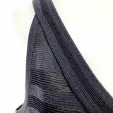 ST. JOHN Women's Black Size P Scoop Neck Stripe Sleeveless