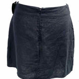 REFORMATION Women's Black Size 2 mini Linen Skirt