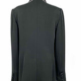 VERONICA BEARD Jagger Women's Black Size 12 Satin Crystal Embelished Blazer