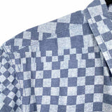 Levi's Men's Blue Size L Checkered Short Sleeve Shirt