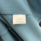 Eileen Fisher Women's Steel Blue Size PL Scoop Neck Silk Sleeveless