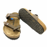 Birkenstock Miyari Women's Brown Size 11 Leather Sandals