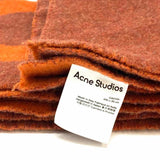 Acne Studios Red Long 78" Logo Scarf