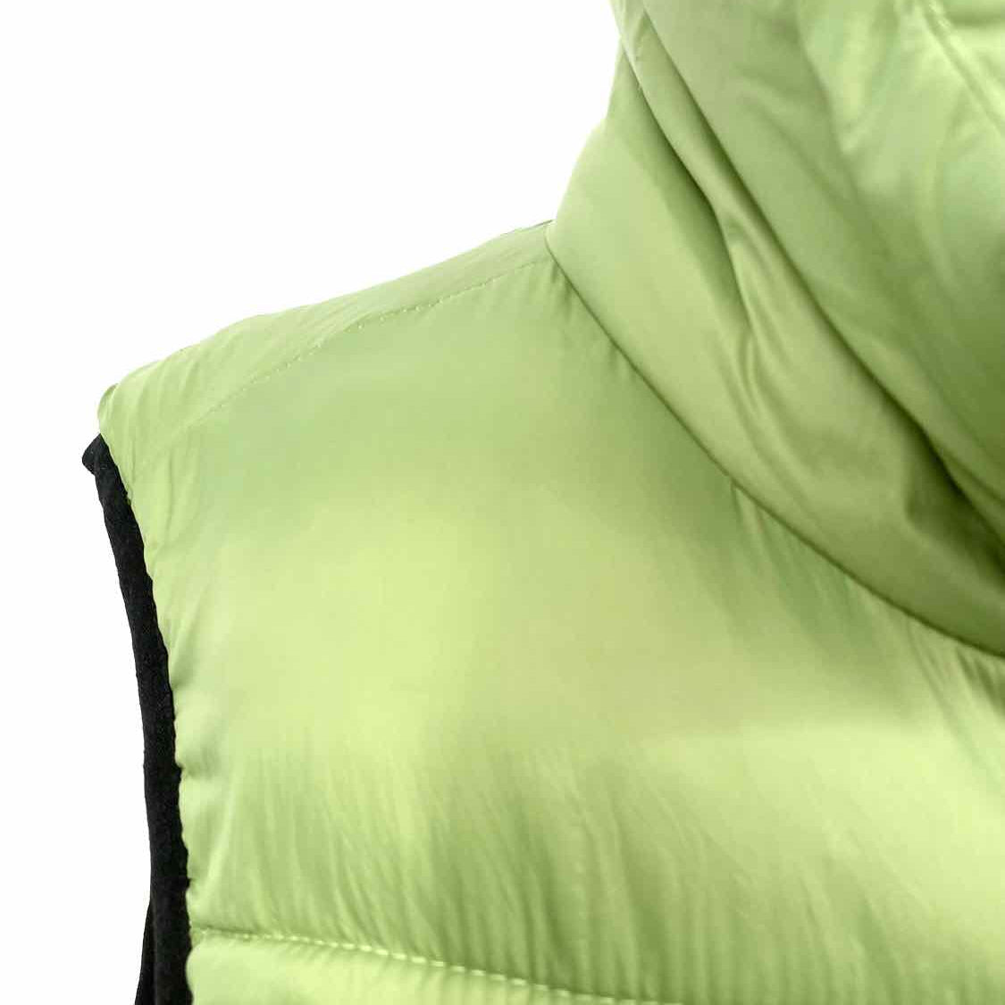 NOIZE Women's Green Size S/P Zip Nylon Puffer Vest