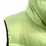 NOIZE Women's Green Size S/P Zip Nylon Puffer Vest