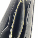 Black Felt Purse Organizer Insert Slender Medium