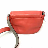 Marc by M. Jacobs Coral Pink Orange Flap Leather Crossbody