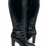 L.K.Bennett Brooklyn Women's Black Size 38/8 Block Heel Leather Boots