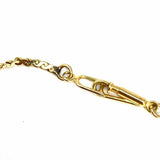 Estate 14K Gold Chain 16" Diamond Necklace