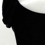 REBECCA MINKOFF Devin Women's Black Size S Off The Shoulder Ruched Dress