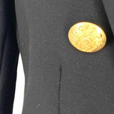 VERONICA BEARD Miller Dickey Women's Black Size 4 Double Breasted Blazer
