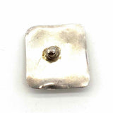 Silver Square Engraved Earrings