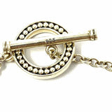 LAGOS Luna 925 Sterling Silver White Charm Caviar Akoya Pearls Bracelet