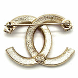 Chanel 2019 Summer CC Enamel Pink Faux Pearl Made in France 1.5" Brooch