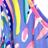 Lilly Pulitzer Women's Multi Size M Sleeveless leaves Romper