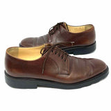 Salvatore Ferragamo Men's Brown Shoe Size 9.5 Leather Oxford Loafers