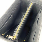 Black Felt Purse Organizer Insert Medium