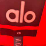 alo Atmosphere Women's Red Size XS Crop Puffer Jacket