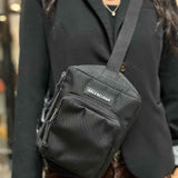 BALENCIAGA 2023 Explore Sling Nylon Black Crossbody