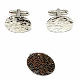 Estate .925 Sterling Silver Cuff Link & Lapel Clip Set