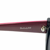 Christian Dior Black Pink Cat Eye Quilted Sunglasses