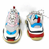 BALENCIAGA Triple S Women's Multi-Color Size 37/7 Chunky Color Block Sneakers