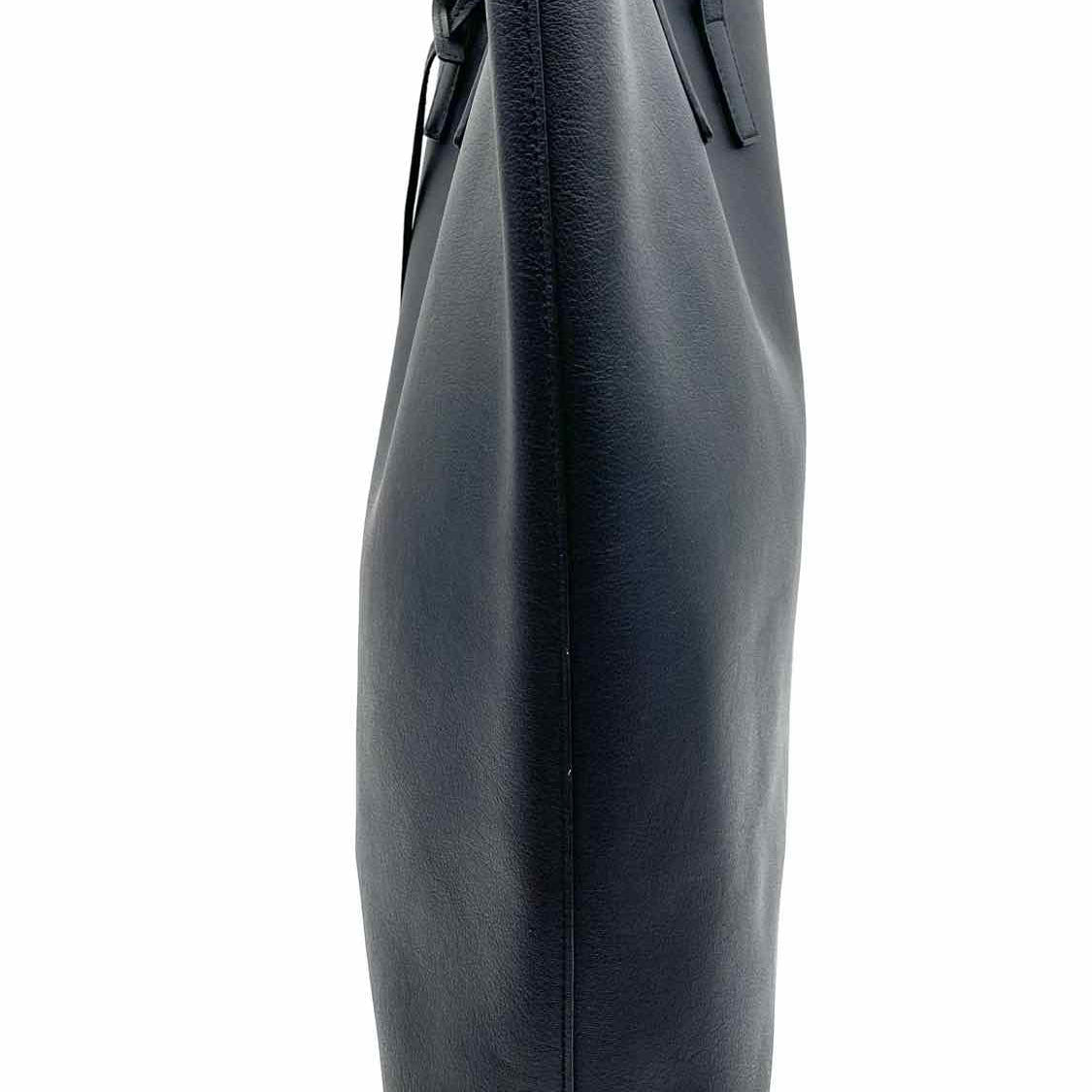 Saint Laurent 2021 North South Shopping Black Rectangle Leather Tote