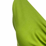 Sandro Zola Women's Green Size S Sleeveless Ruched Dress