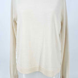 W by Worth Women's Cream Size M Lace Sweater