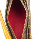 LOUIS VUITTON 2004 Vivacite MM Coated Canvas Brown Flap Monogram Shoulder Bag