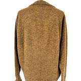 DOLCE & GABBANA Women's Brown Size 42/6 Open Front Acrylic Blend Cardigan