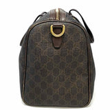 Gucci Coated Canvas Brown Boston GG Satchel