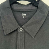 Paige Men's Black Size M Button Down Long Sleeve Shirt