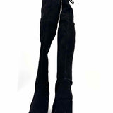 Stuart Weitzman Women's Black Size 6 Over-the-knee Suede Boots