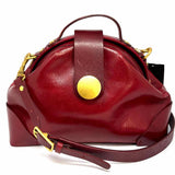 OLD TREND Gypsy Soul Red Hinged Leather Satchel