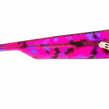 DIFF Ivy Hot Pink Oversized Speckled Sunglasses