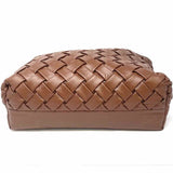 8 Other Reasons Curson Slouch Brown Hobo Woven Shoulder Bag