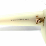EMILIO PUCCI Off White Oval Chunky Sunglasses