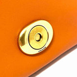 Coach Soft Tabby Orange Flap Suede Shoulder Bag