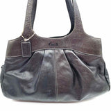 Coach Vintage Y2K Black pleated Leather Shoulder Bag