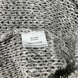 Eileen Fisher Women's Gray Size M Crochet Short Sleeve Top